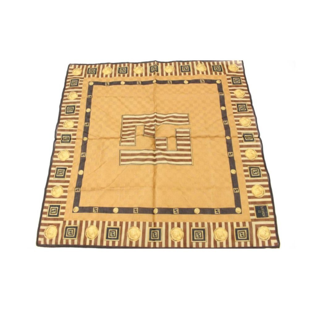 Fendi Brown x Black x Gold FF Zucca Logo Scarf 2f815a - Picture 6 of 12